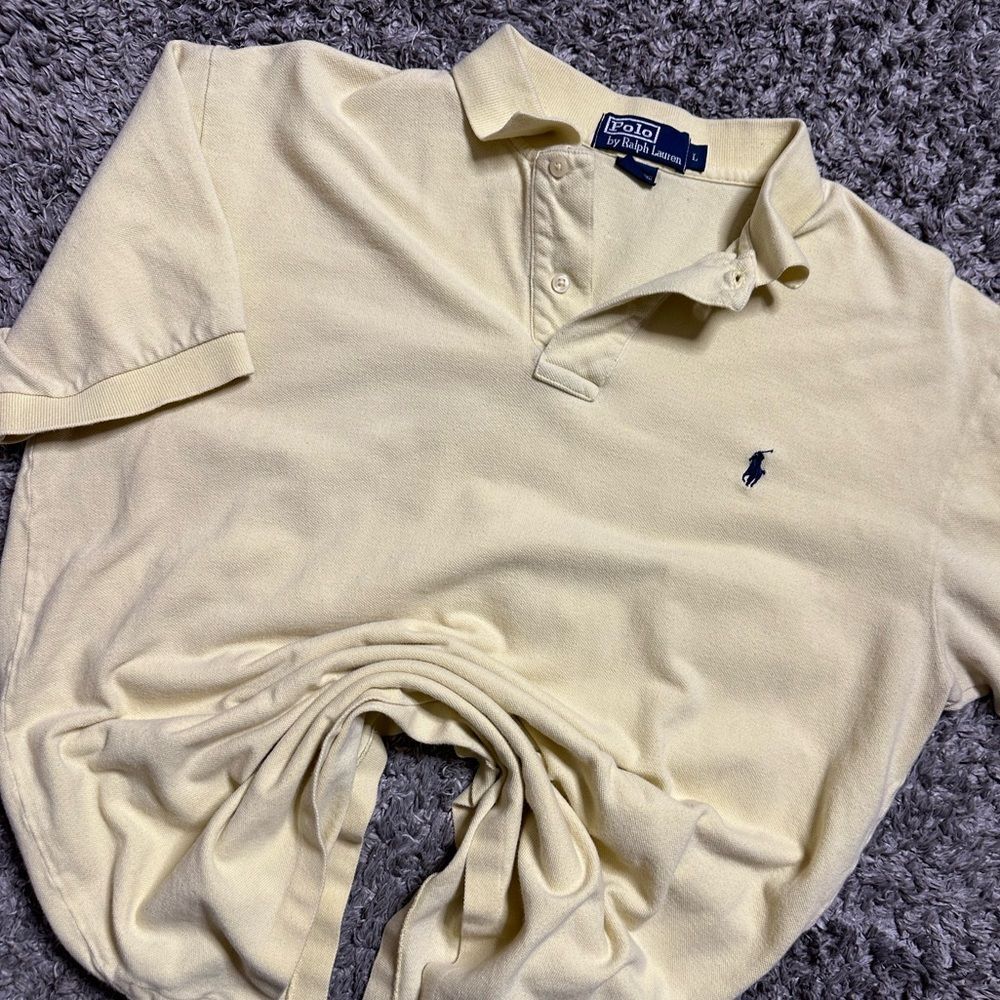2000s Polo Ralph Lauren Yellow Polo